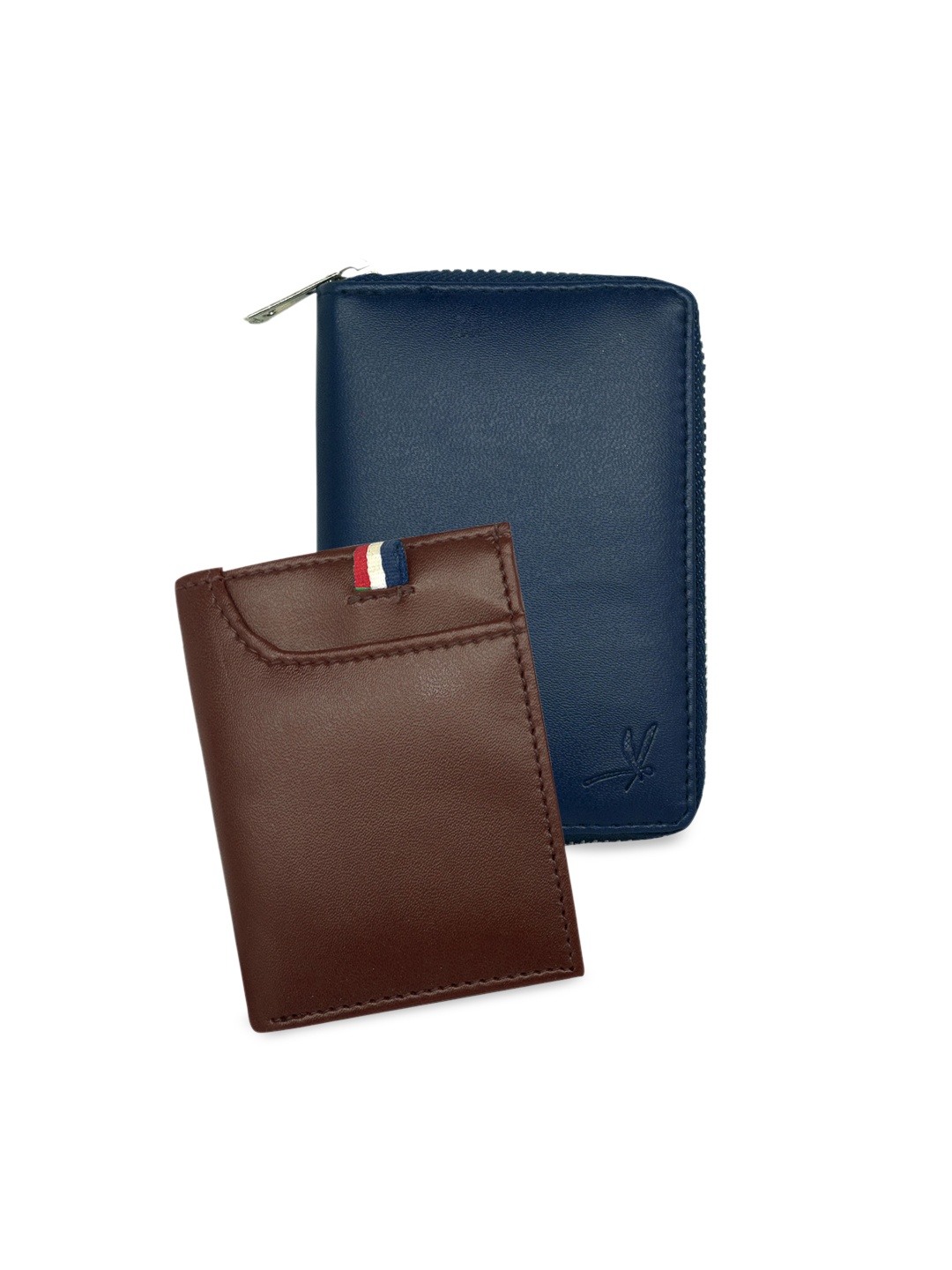 

GREEN DRAGONFLY Set Of 2 Wallet & Card Holder Combo Gift Set, Blue