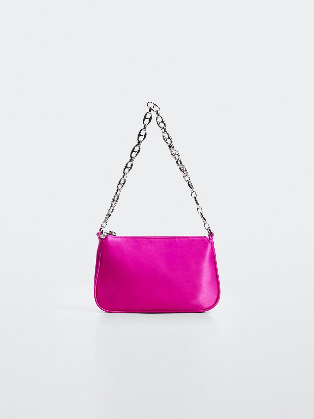

MANGO Structured Shoulder Bag, Pink