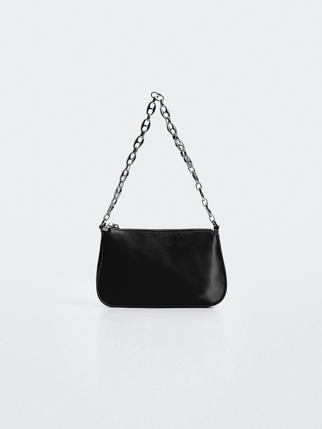 

MANGO Black Structured Shoulder Bag
