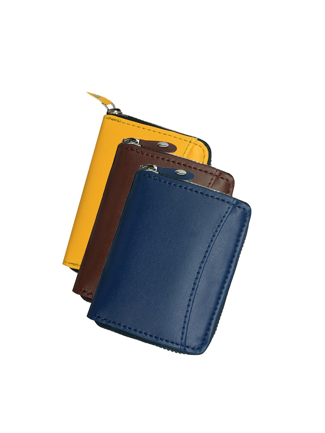 

GREEN DRAGONFLY Set Of 3 Wallet & Card Holder Combo Gift Set, Blue