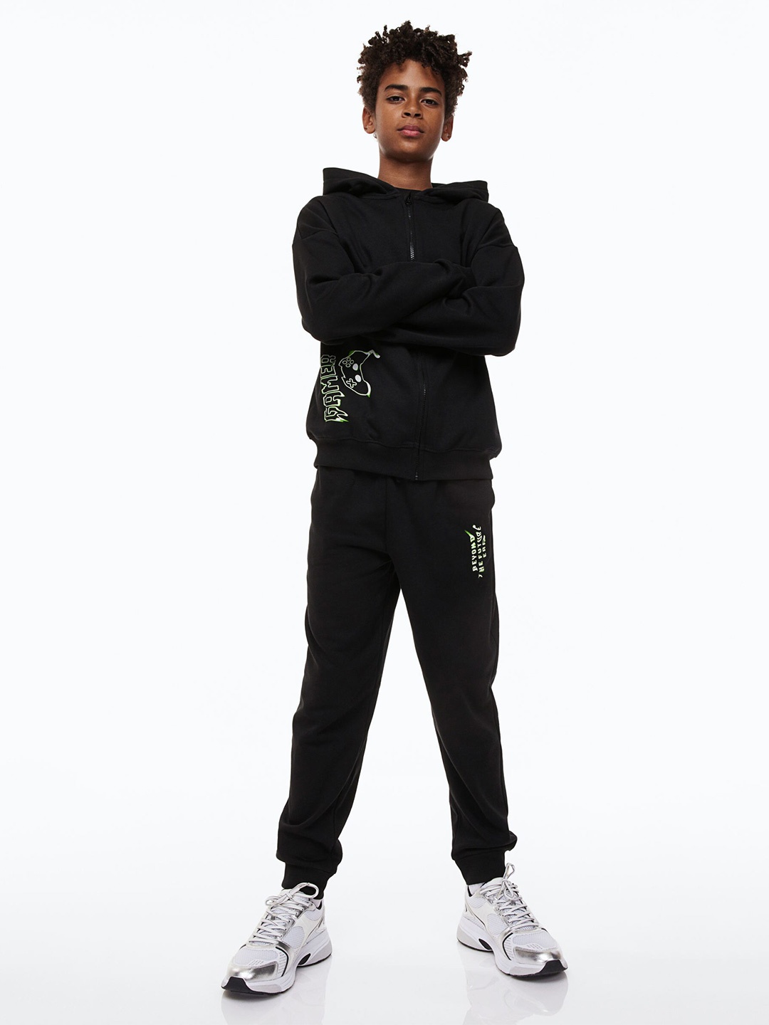 

H&M Boys 3-Piece Set, Black