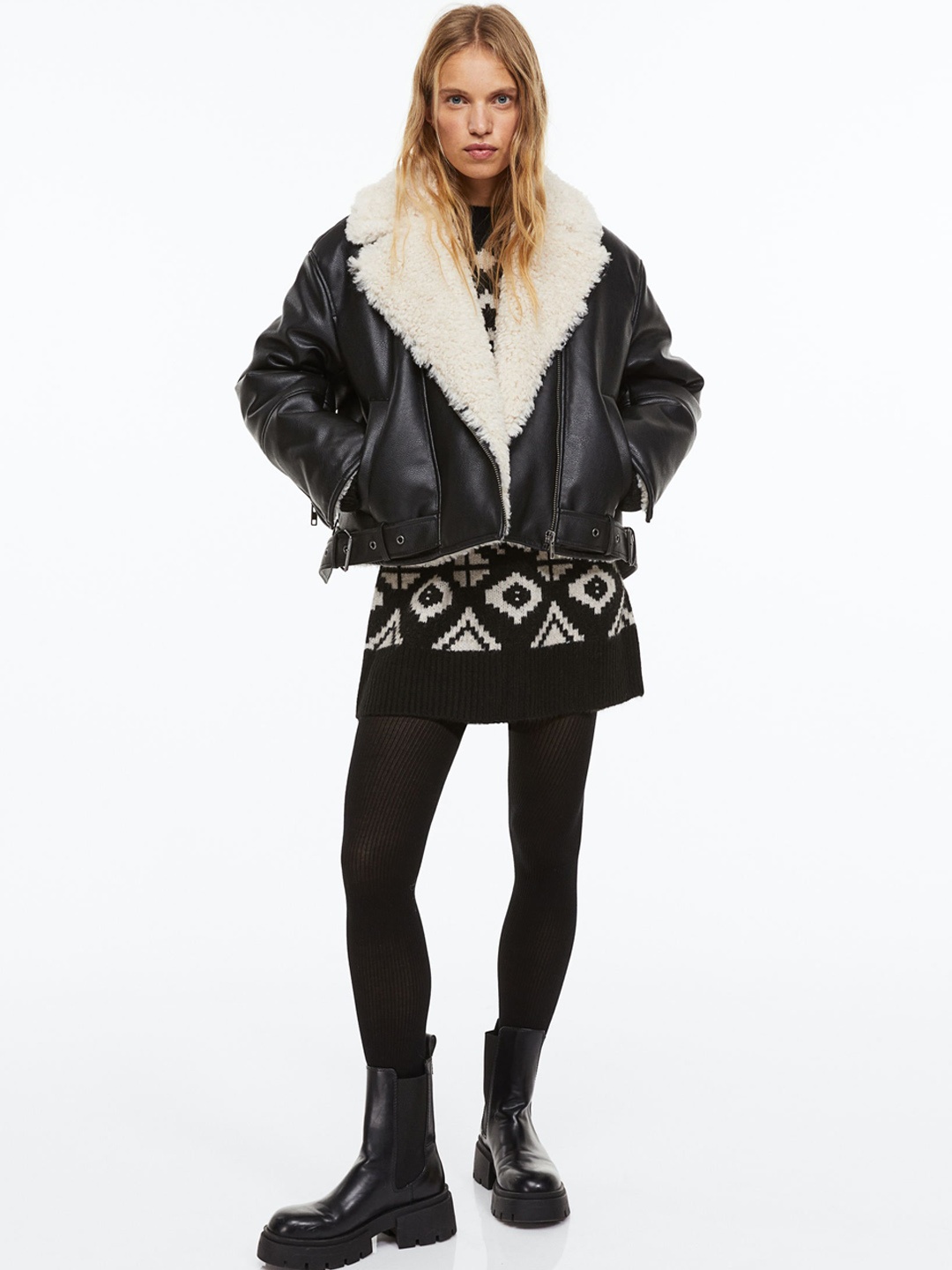

H&M Women Tights, Black