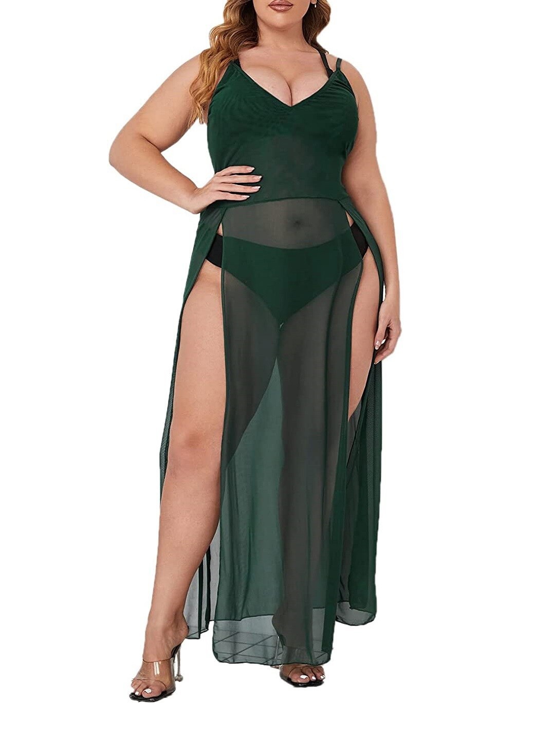 

EZLOOT Plus Size Baby Doll, Black