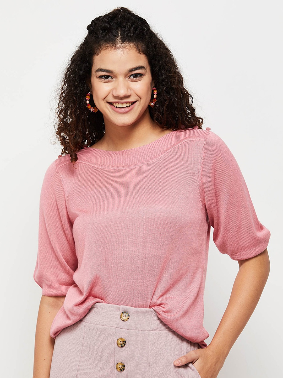 

max Pink Regular Top