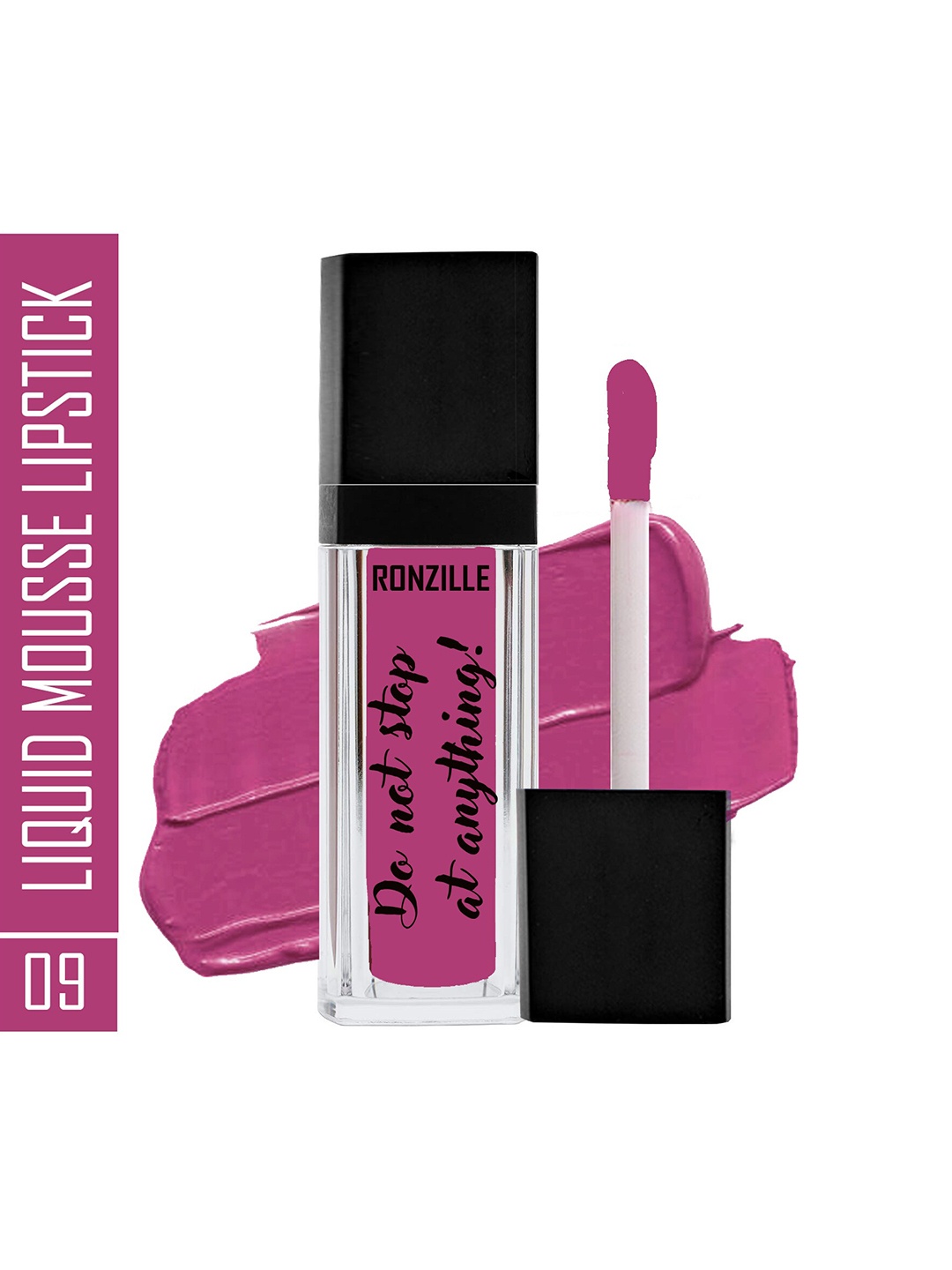 

Ronzille Weightless Mousse Long Lasting Lipstick - 5ml, Fuchsia