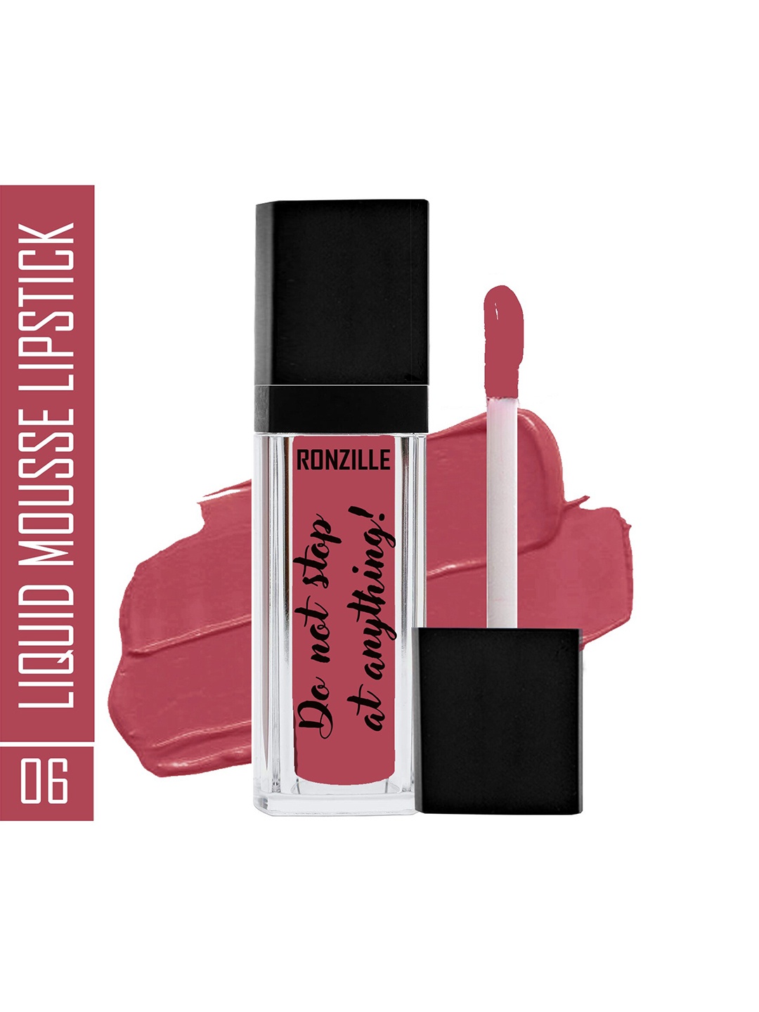 

Ronzille Do Not Stop At Anything Weightless Mousse Lipstick-5ml-Berry Dance 06, Multi