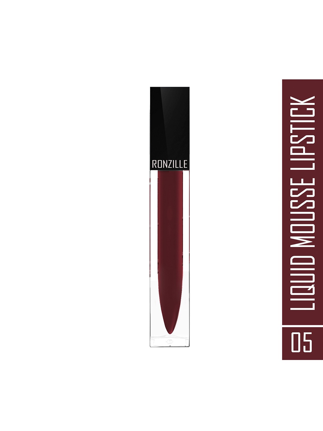 

Ronzille Weightless Liquid Mousse Long Smash Lipstick 5 ml - Wine Touch 05, Maroon