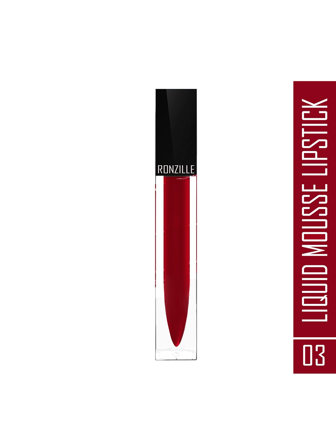 

Ronzille Weightless Liquid Mousse Long Smash Lipstick 5 ml - Crimson Rose 03, Red