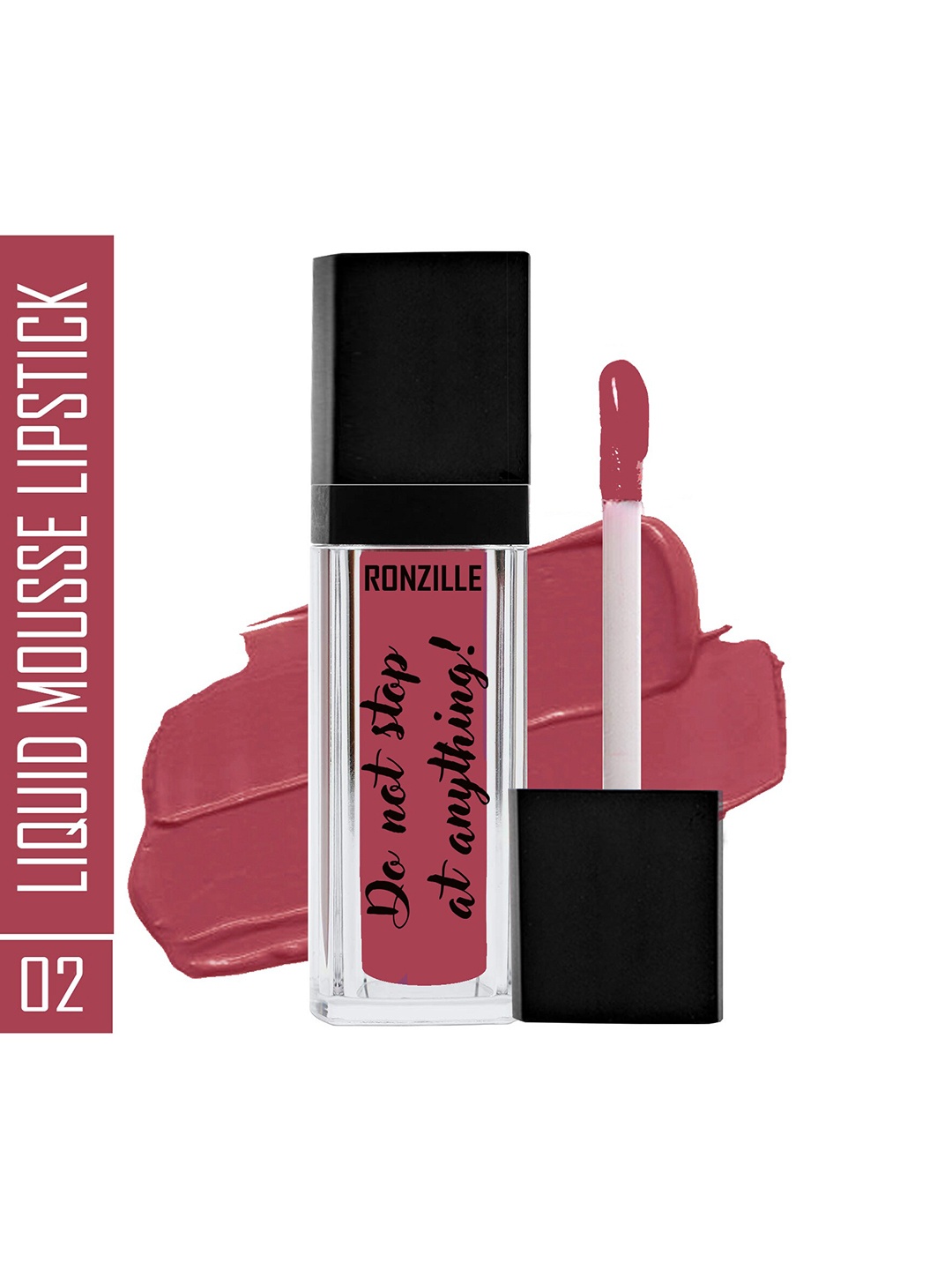 

Ronzille Weightless Liquid Mousse Long Lasting Lipstick - 5ml, Pink