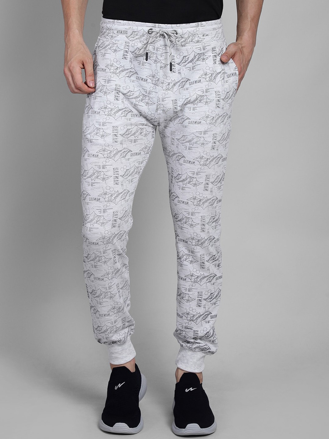 

Free Authority Men Batman Printed Cotton Joggers, Grey