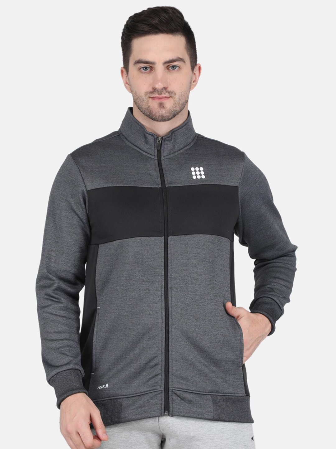 

rock.it Colourblocked Sweatshirt, Grey