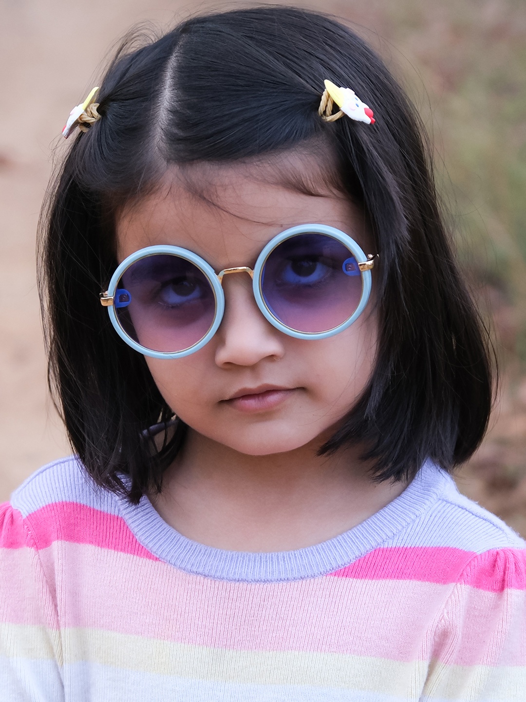 

DukieKooky Kids Round Sunglasses with UV Protected Lens, Blue