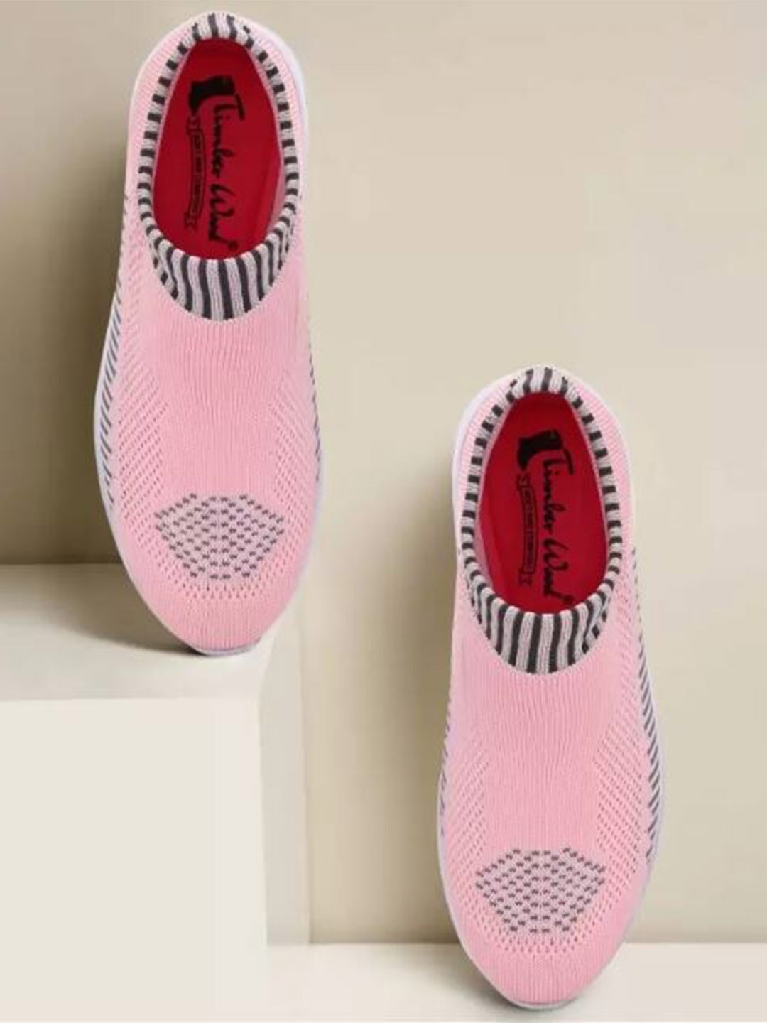 

TimberWood Women Textile Walking Shoes, Pink