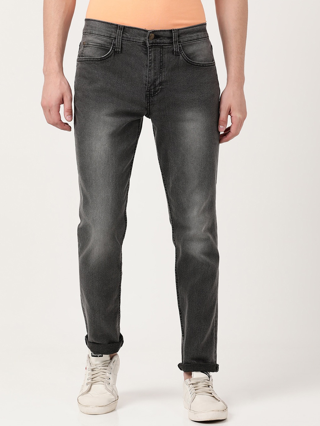 

Lee Men Black Slim Fit Heavy Fade Stretchable Cotton Jeans