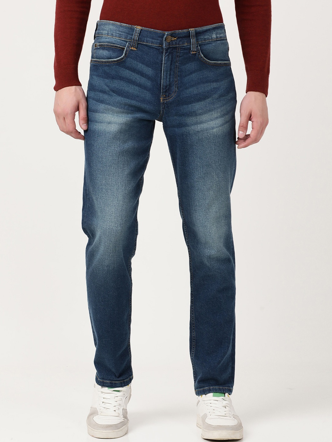 

Lee Men Blue Slim Fit Heavy Fade Stretchable Cotton Jeans