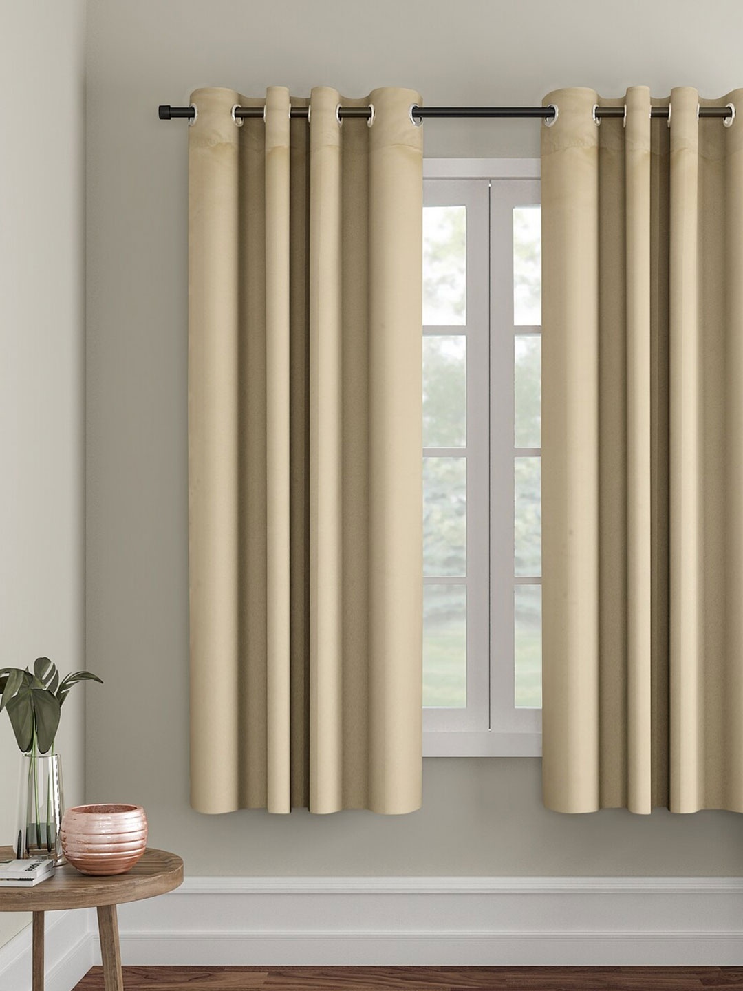 

eyda Beige Room Darkening Window Curtain