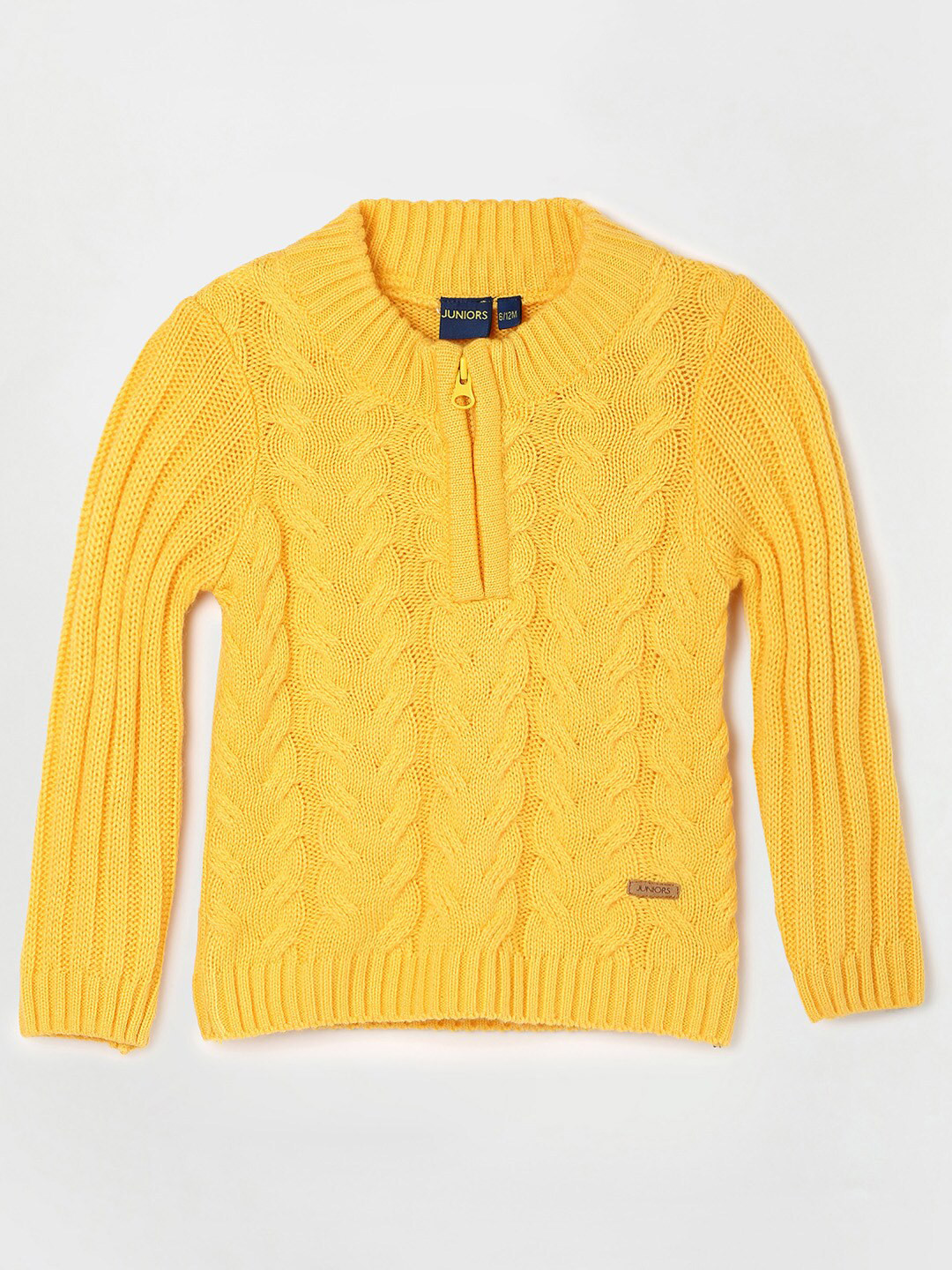 

Juniors by Lifestyle Boys Cable Knit Acrylic Sweater, Yellow