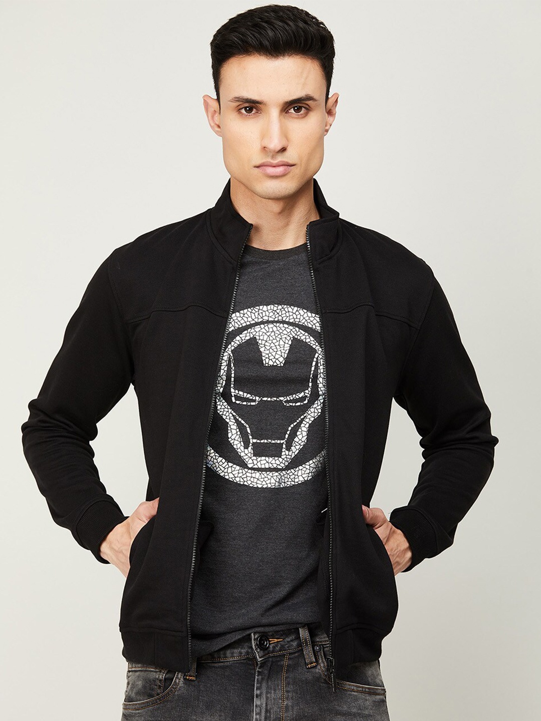 

CODE by Lifestyle Men Cotton Sweatshirt, Black