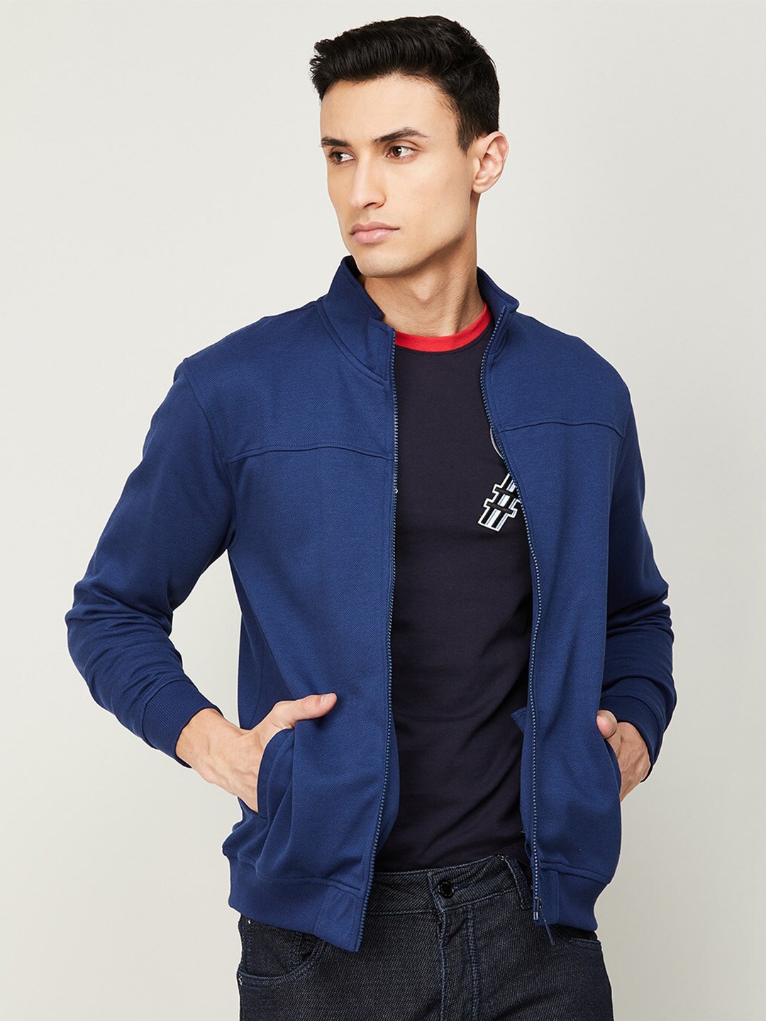 

CODE by Lifestyle Men Cotton Sweatshirt, Navy blue