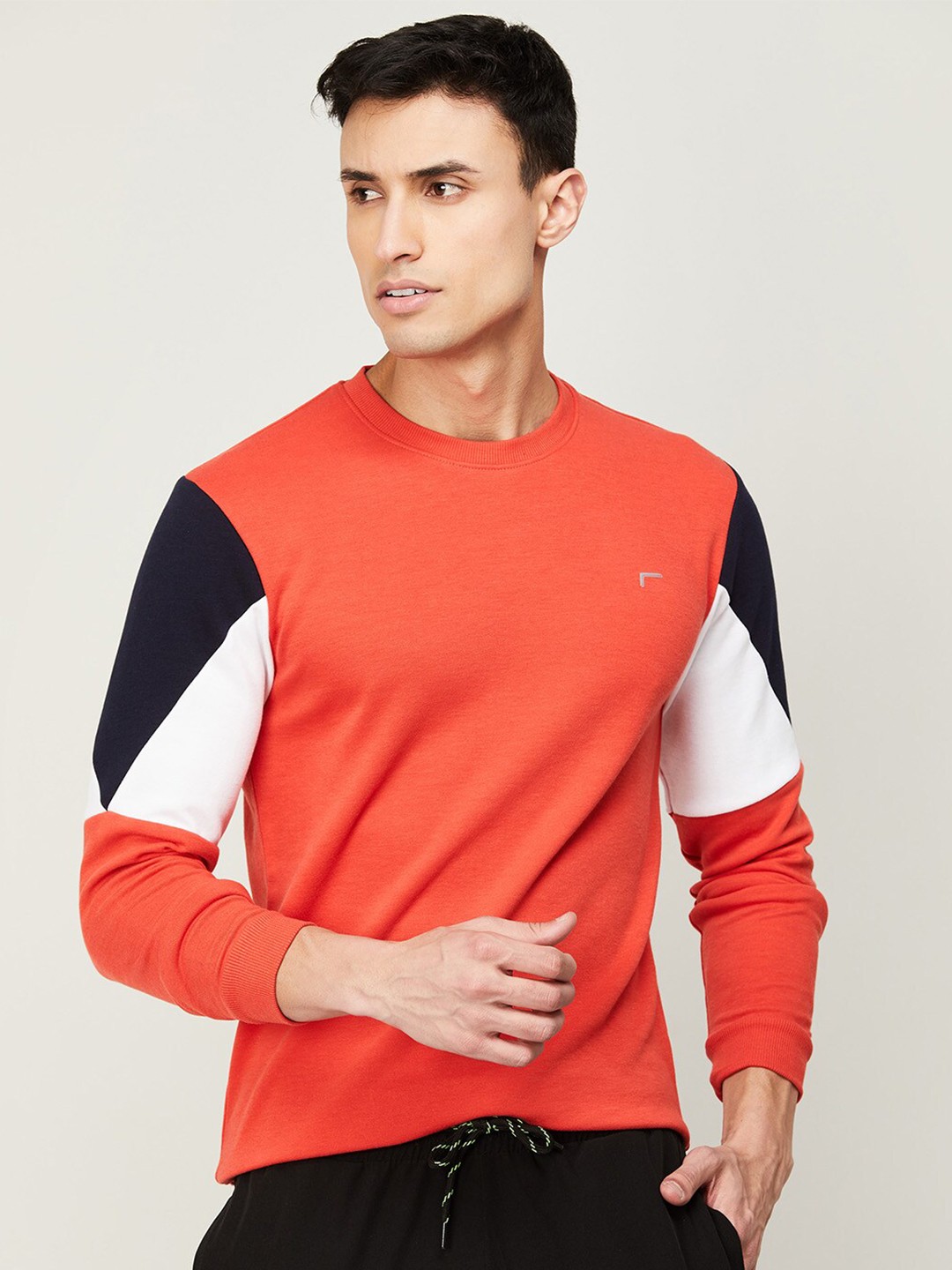 

Fame Forever by Lifestyle Men Cotton Sweatshirt, Orange