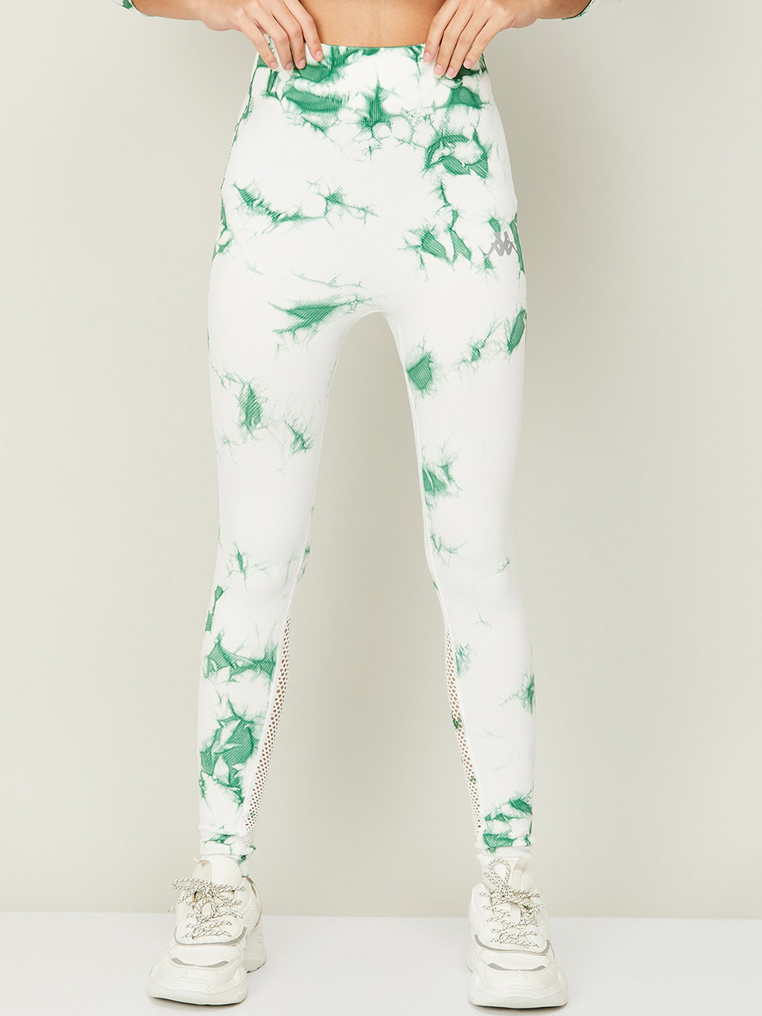 

Kappa Women Printed Tights, White