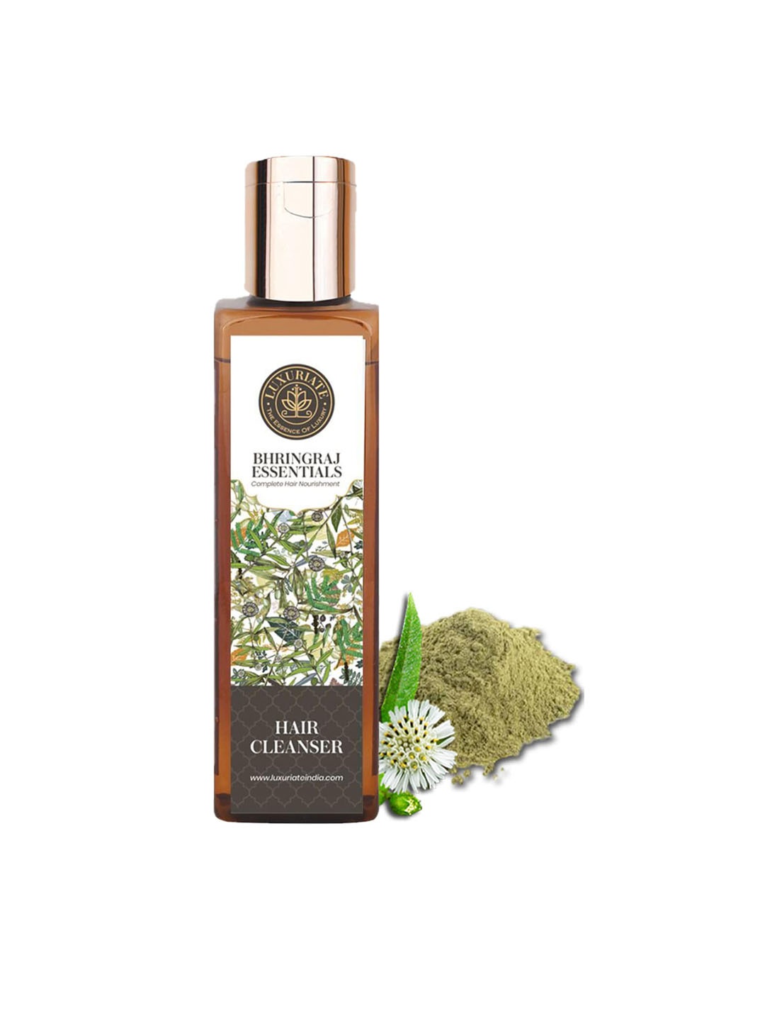 

LUXURIATE Bhringraj Essentials Cruelty-Free Hair Shampoo - 200 ml, Green