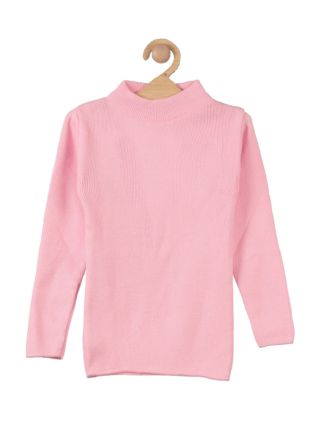 

Lil Lollipop Girls Mock Collar Pullover, Pink
