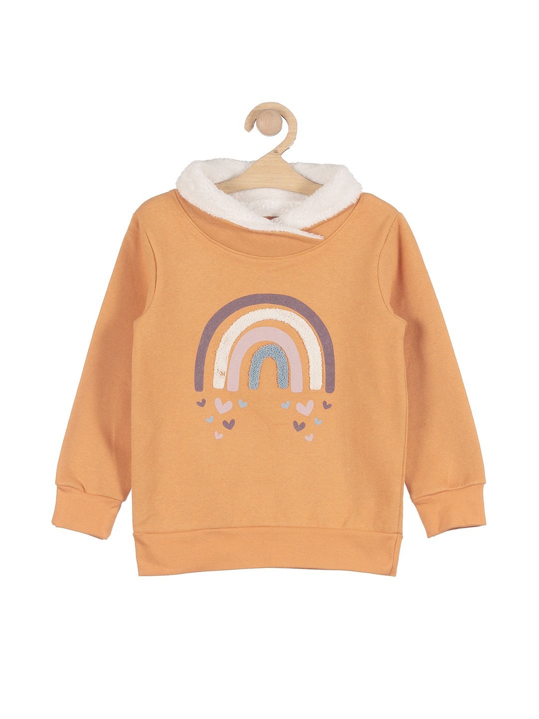 

Lil Lollipop Kids Hooded Pullover Sweatshirt, Orange