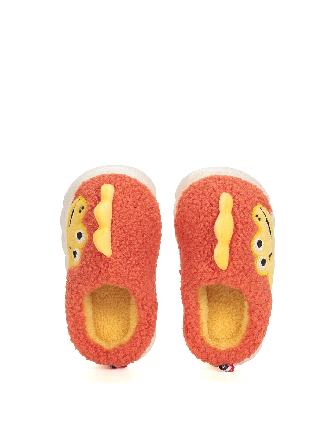 

Lil Lollipop Kids Crocodile Warm Winter Room Slippers, Orange