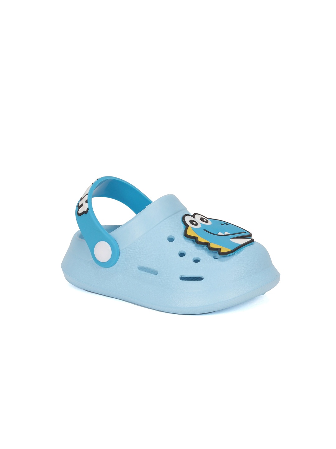 

Lil Lollipop Kids Dinosaur Embellished Clogs, Blue