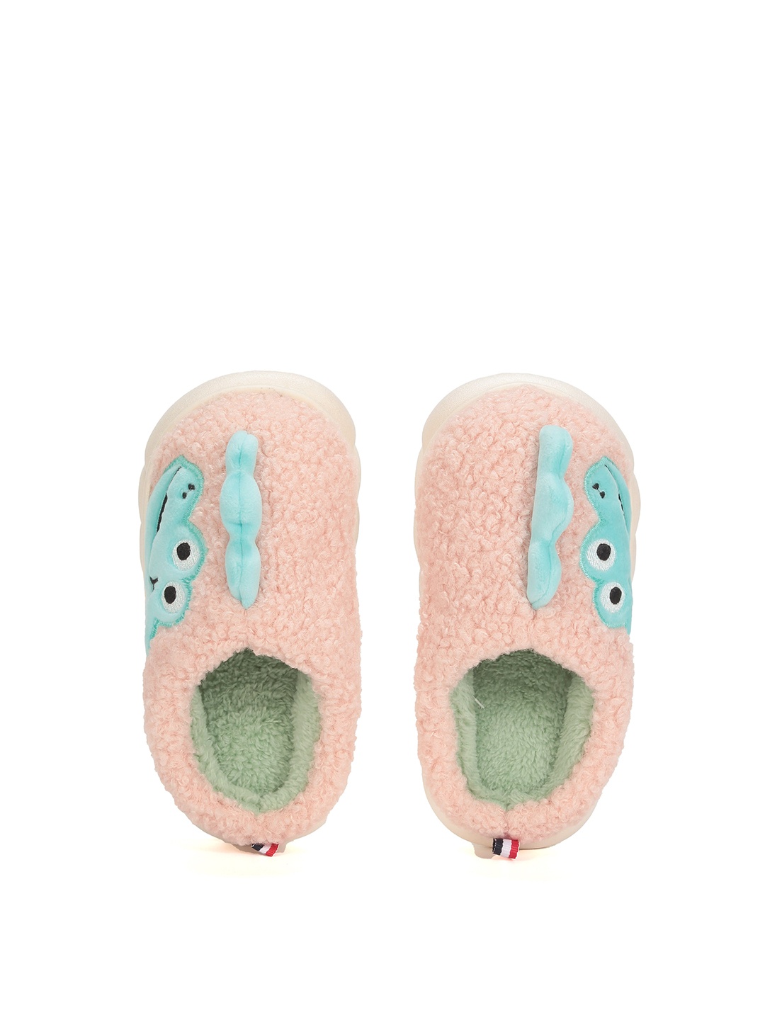 

Lil Lollipop Kids Crocodile Warm Winter Room Slippers, Pink