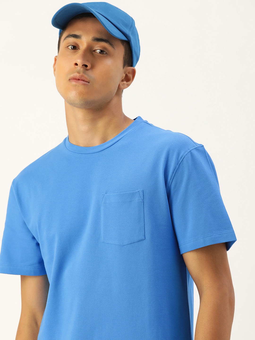

Kook N Keech Men Relaxed Fit T-shirt With Pocket Detail, Blue