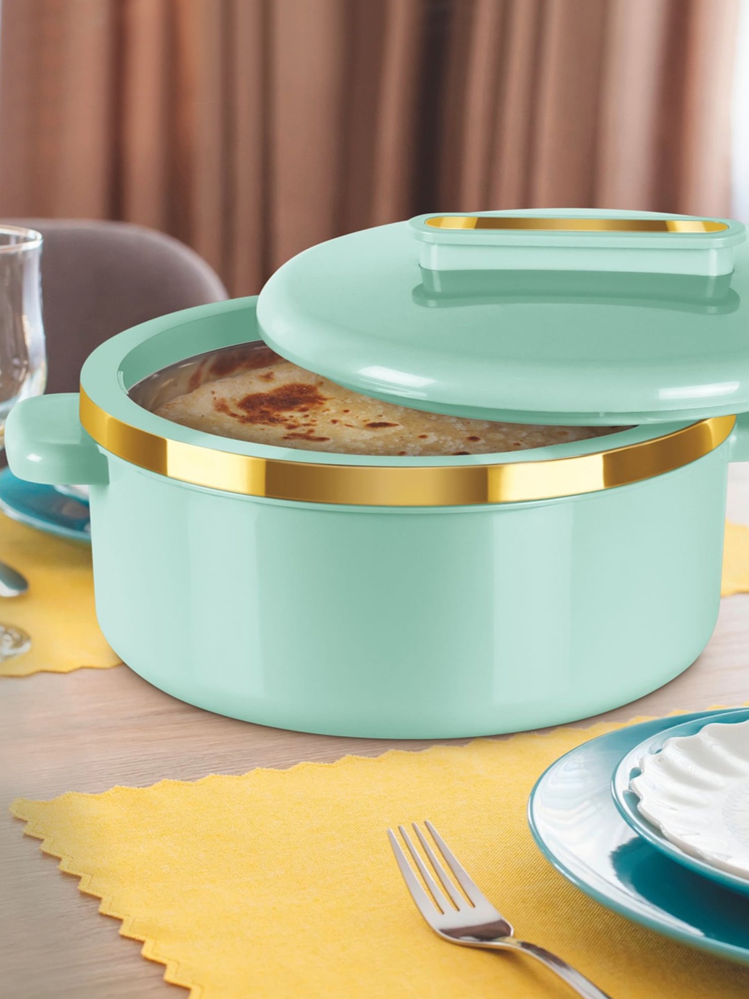 

Milton Curve 2000 Light Green Inner Stainless Steel Casserole 1.88 L