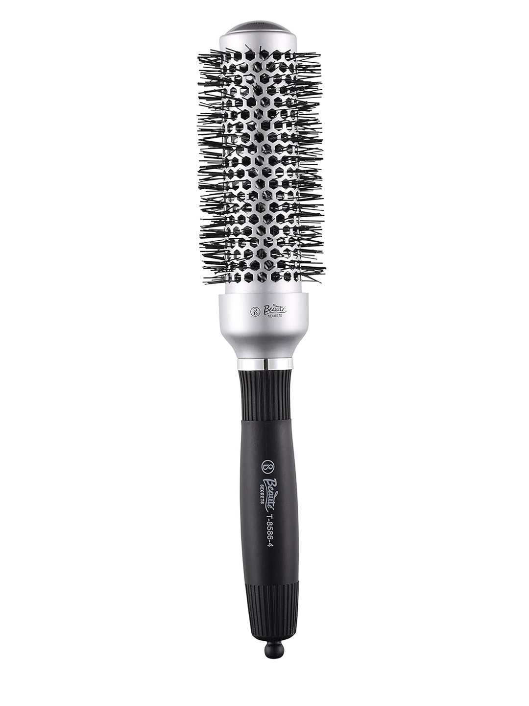 

Beaute Secrets Round Hot Curling Roller Hair Brush - Grey