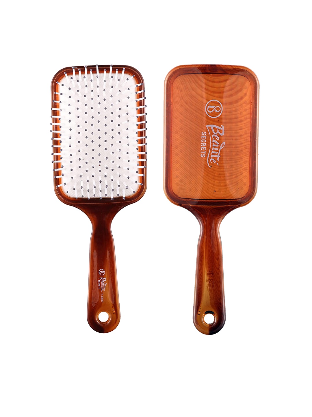 

Beaute Secrets Detangling Hair Paddle Brush, Brown