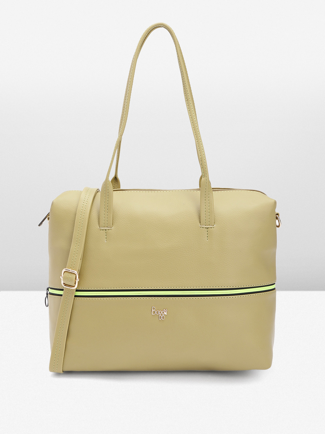 

Baggit Structured Shoulder Bag, Green