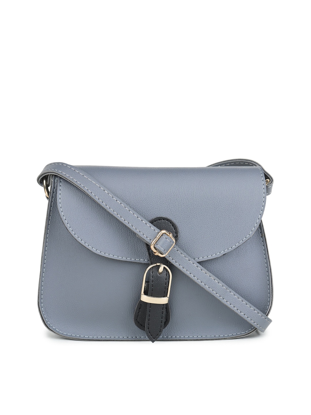 

LEGAL BRIBE Grey PU Structured Sling Bag