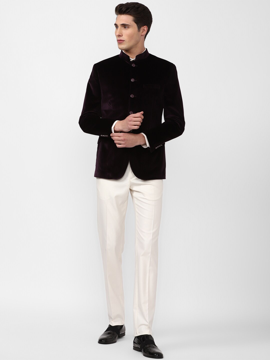 

Van Heusen Men Slim-Fit Single-Breasted Two-Piece Formal Suit, Purple