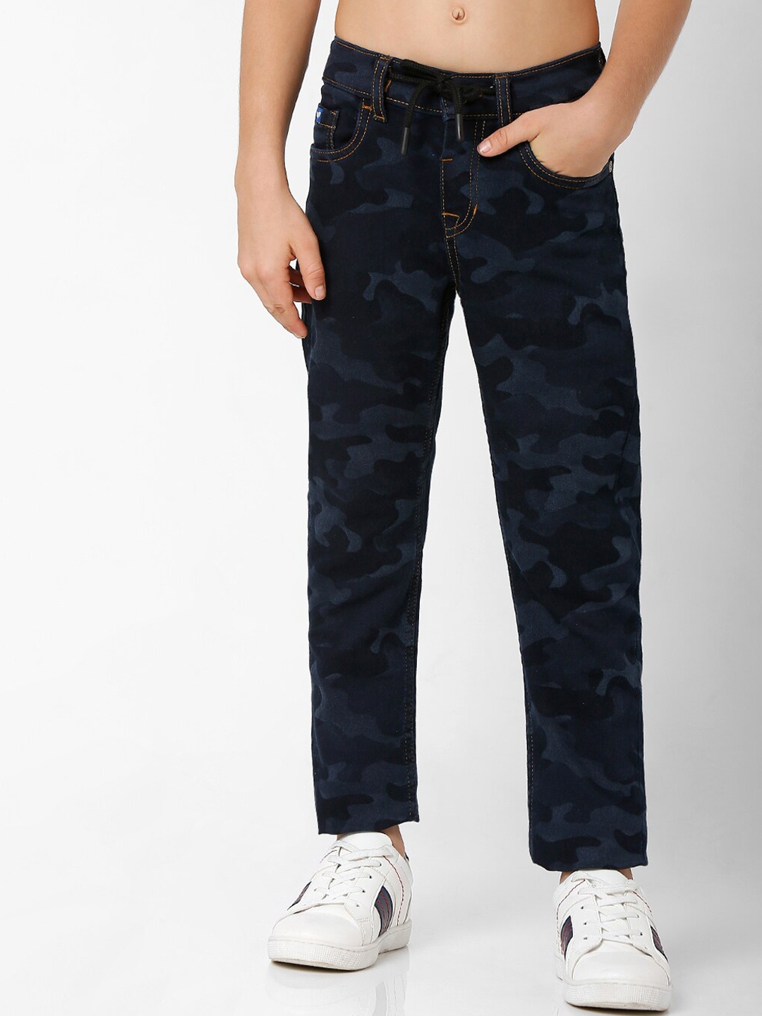 

GAS Boys Blue Slim Fit Highly Distressed Jeans