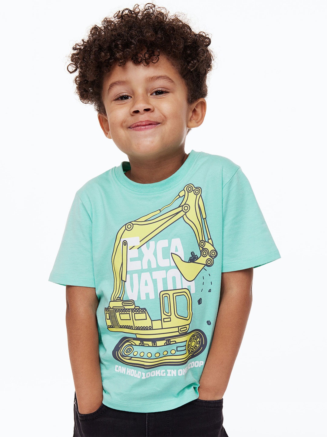 

H&M Boys 3-Pack Cotton T-Shirts, Blue
