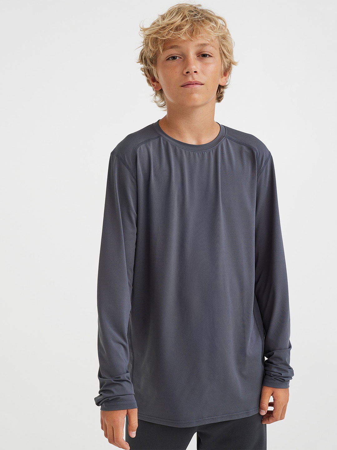 

H&M Boys 2-Pack Sports Tops, Black