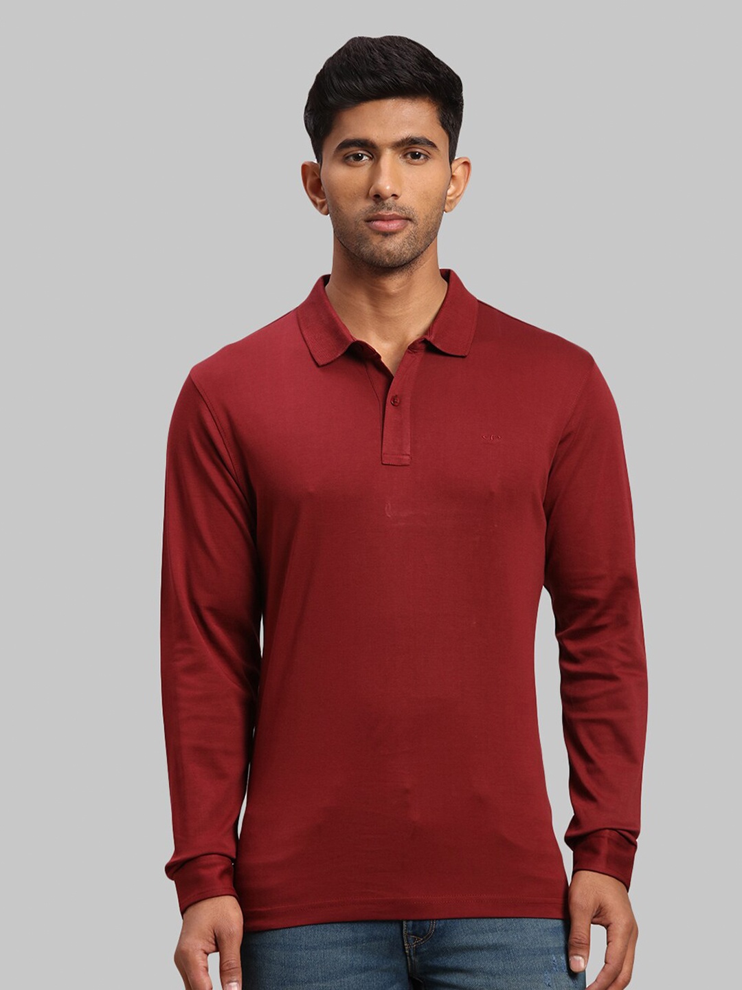 

ColorPlus Polo Collar T-shirt, Maroon