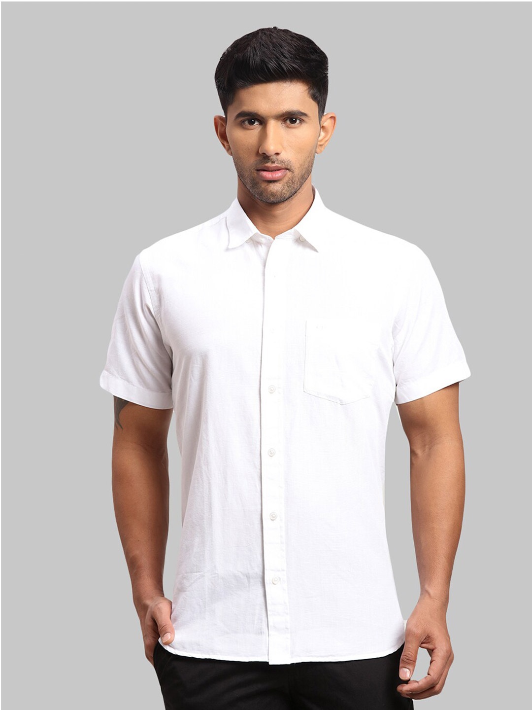 

ColorPlus Men Tailored Fit Casual Shirt, White