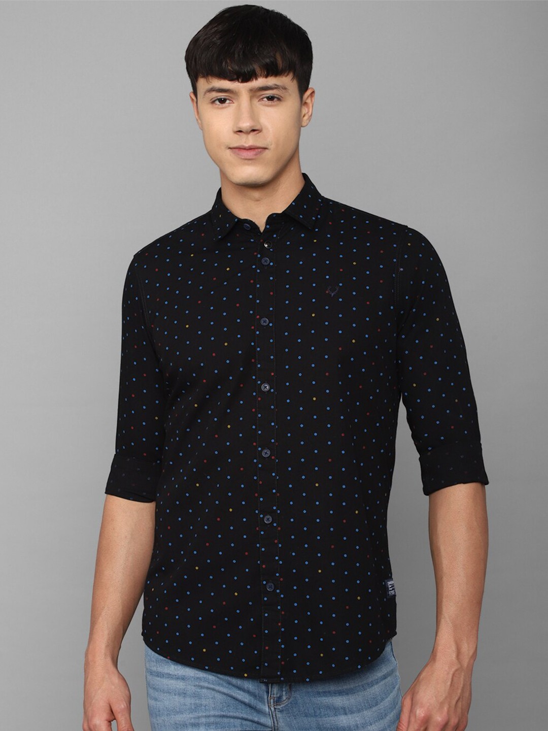 

Allen Solly Sport Men Printed Casual Shirt, Black