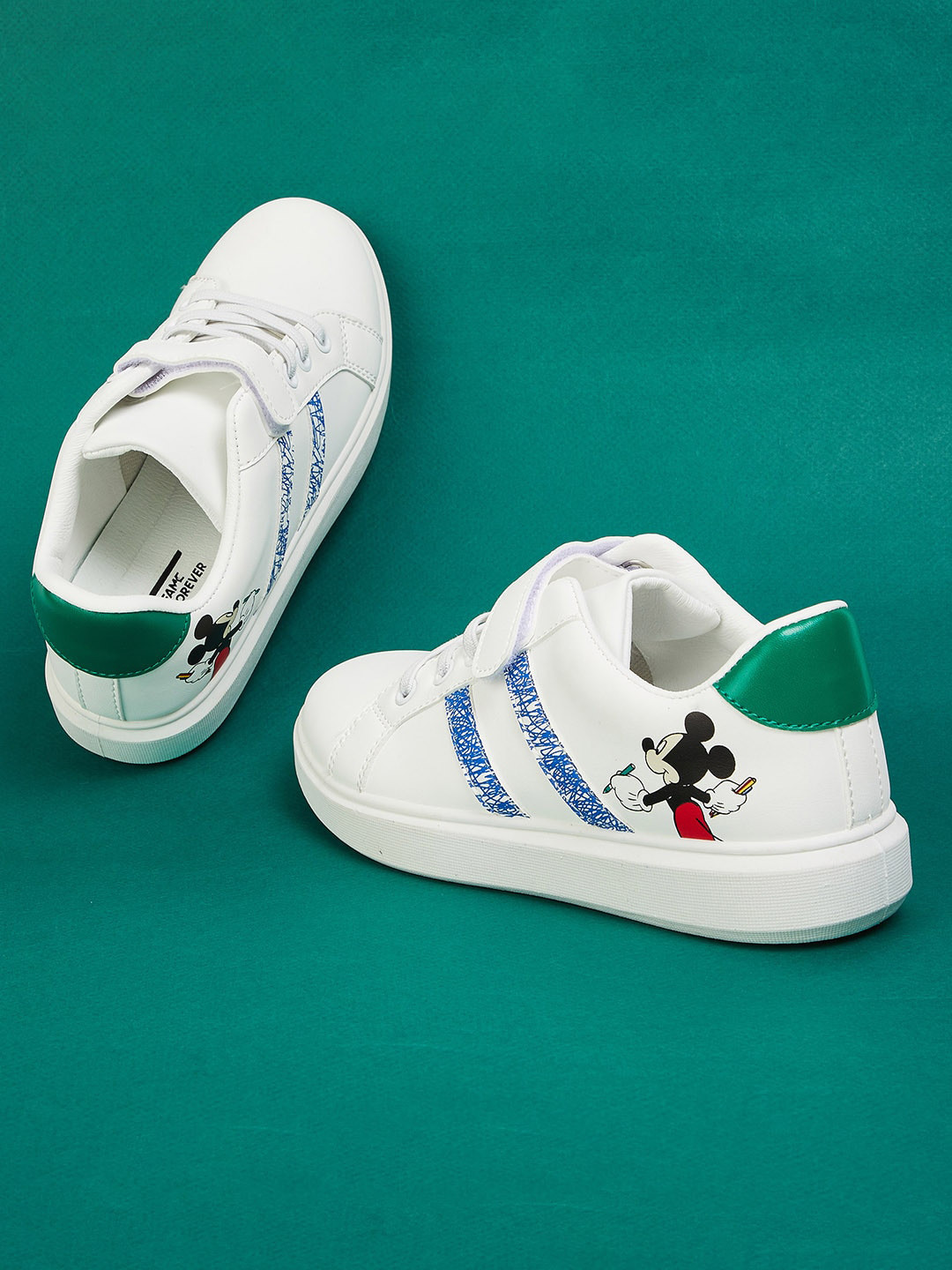 

Fame Forever by Lifestyle Boys Printed Sneakers, White