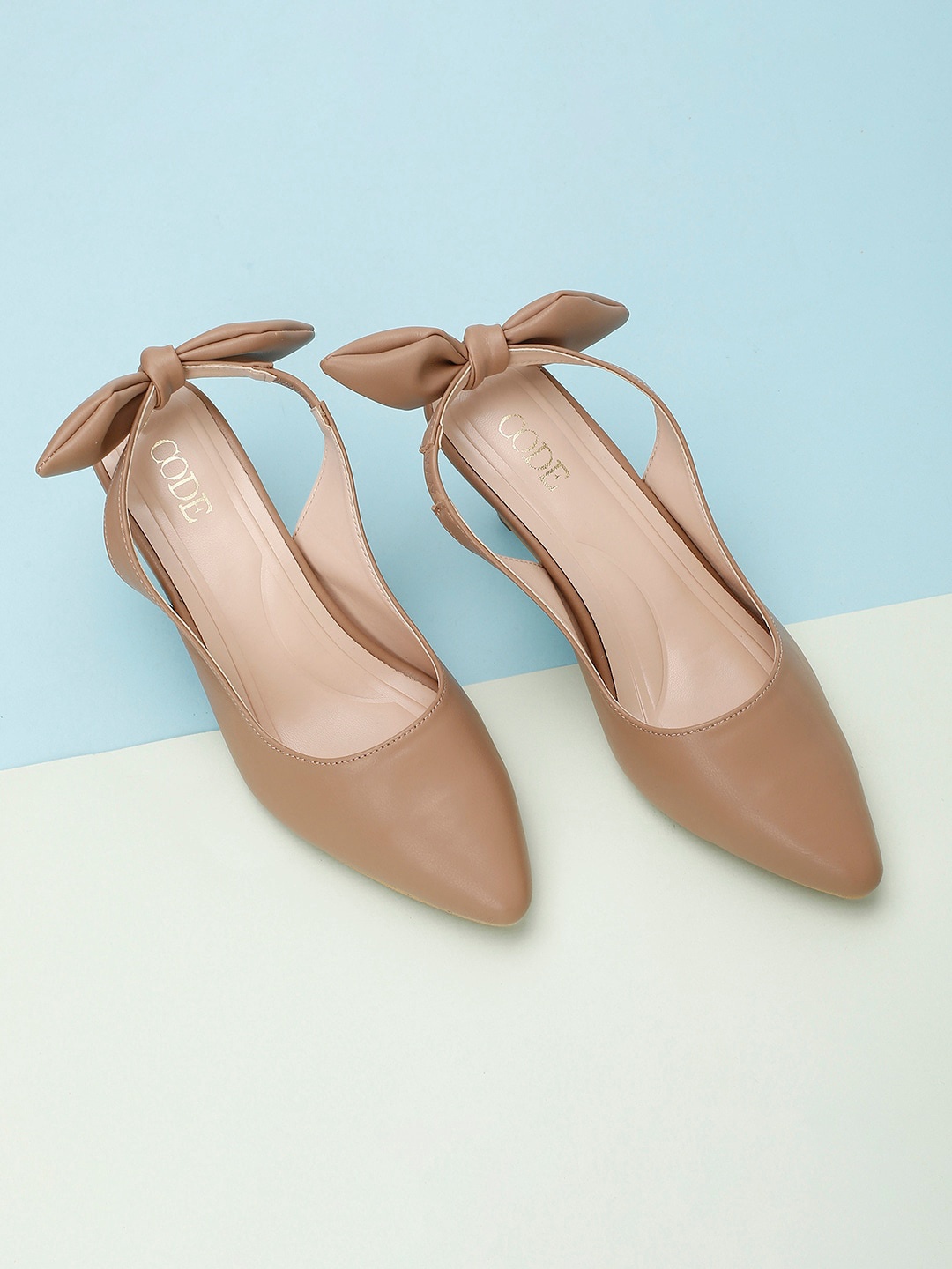

CODE by Lifestyle Kitten Heel Pumps, Beige