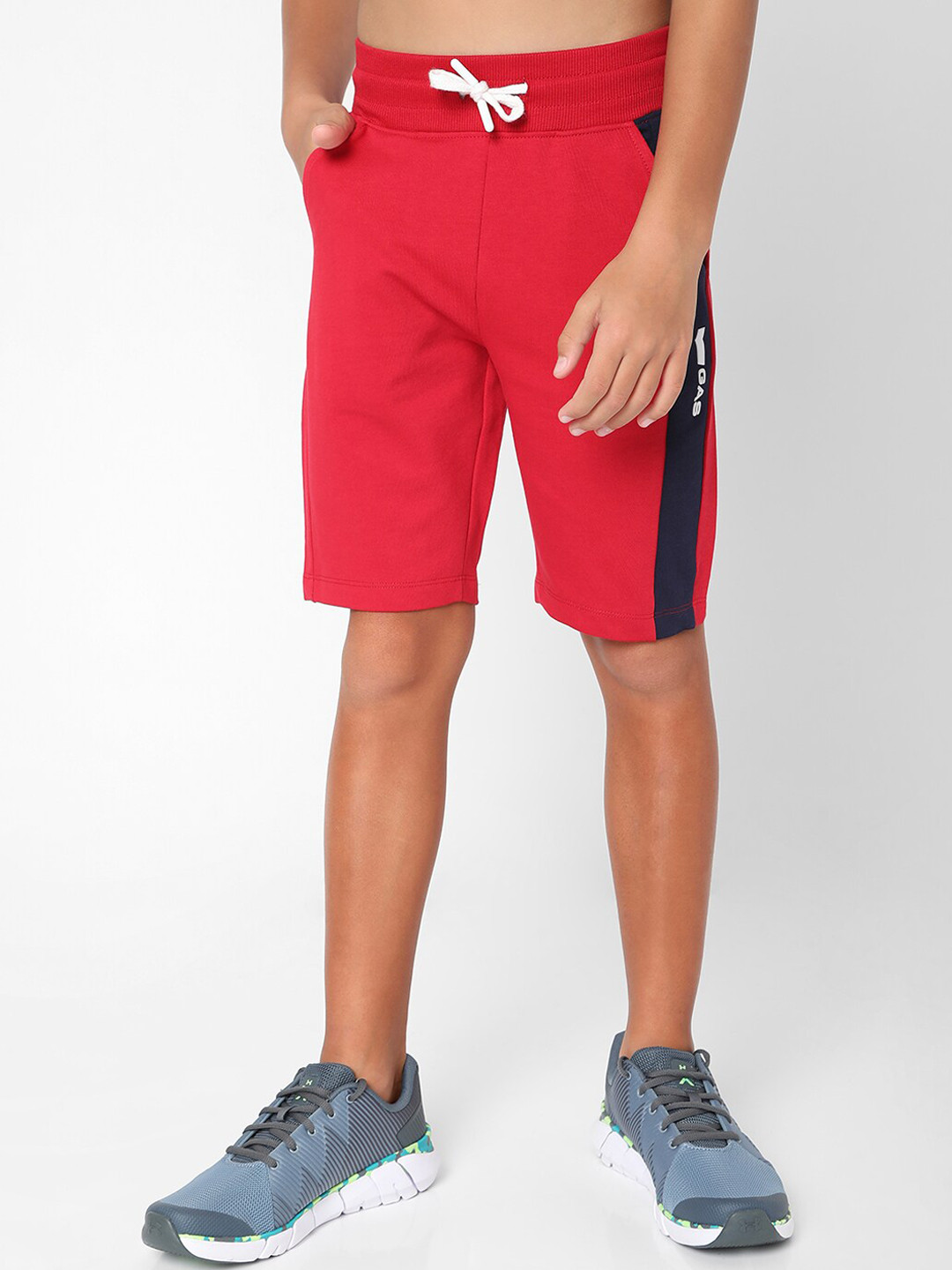 

GAS Boys Slim Fit Shorts, Red