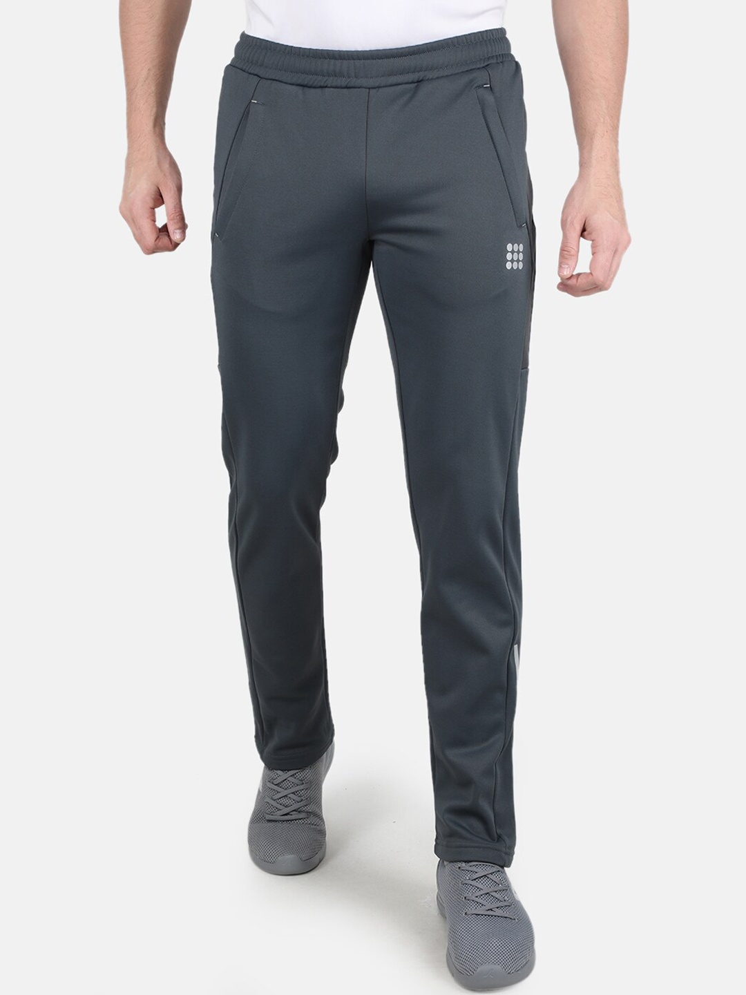 

rock.it Men Graphic Printed Track Pants, Charcoal