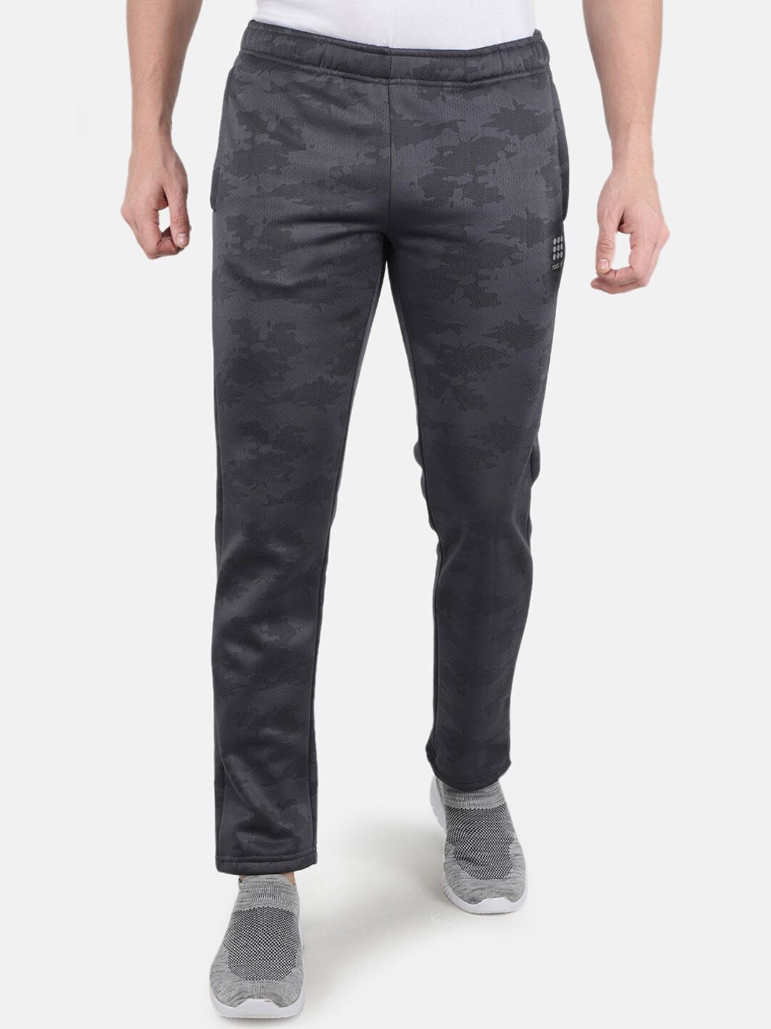 

rock.it Men Printed Track Pants, Grey