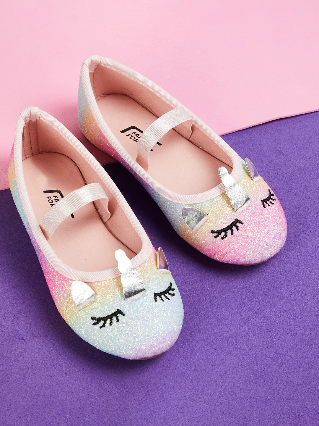 

Fame Forever by Lifestyle Girls Embellished Ballerinas Flats, Pink